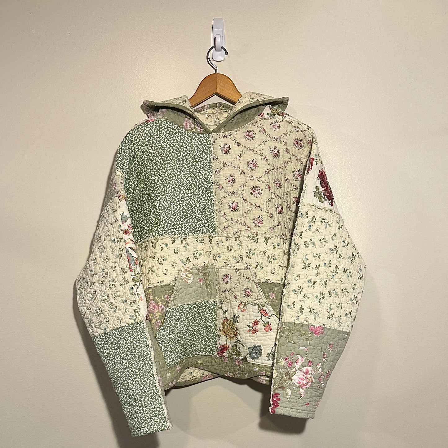 NEW Quilt Hoodie -L/XL
