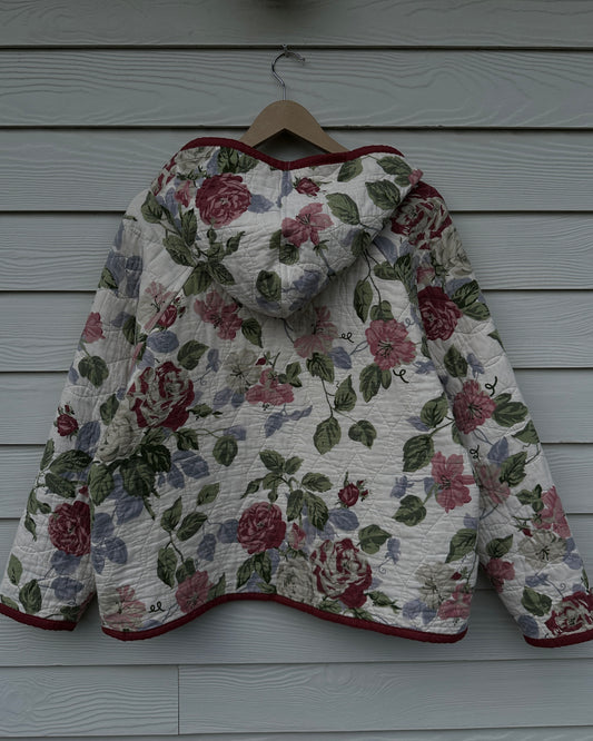 Floral Hoodie - M