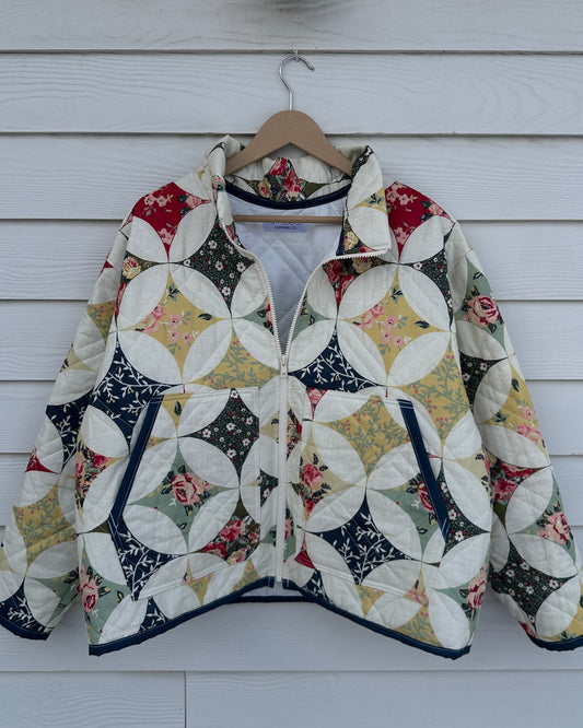 diamond quilted jacket - M/L