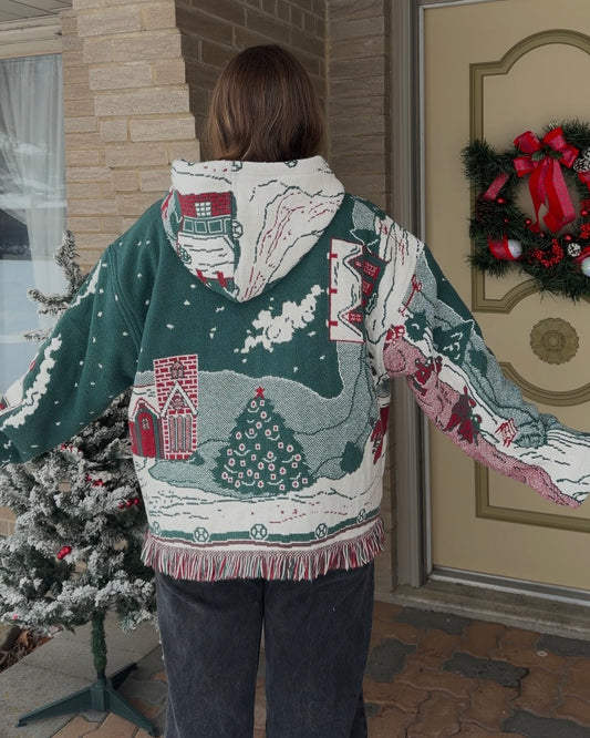 Green Christmas Hoodie - XL