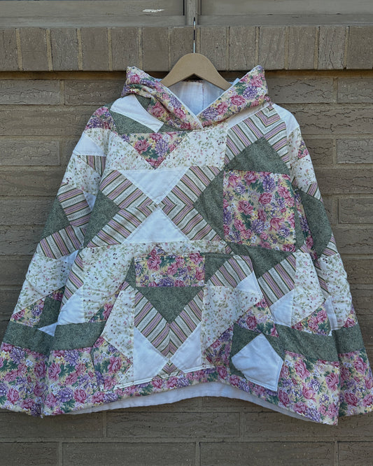 Quilted Hoodie - L