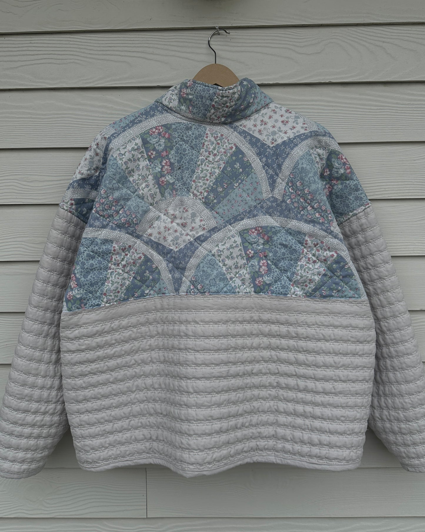 Blue Combo Quilted Jacket - XL
