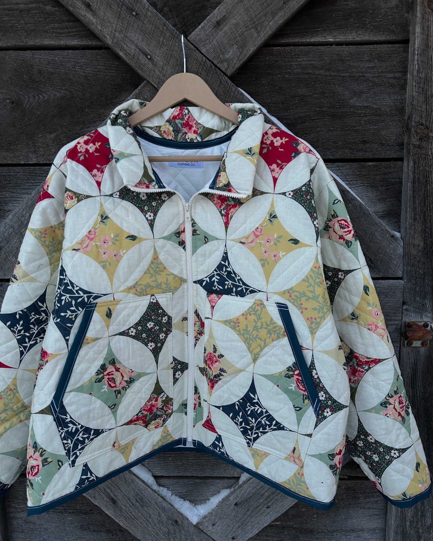 diamond quilted jacket - M/L
