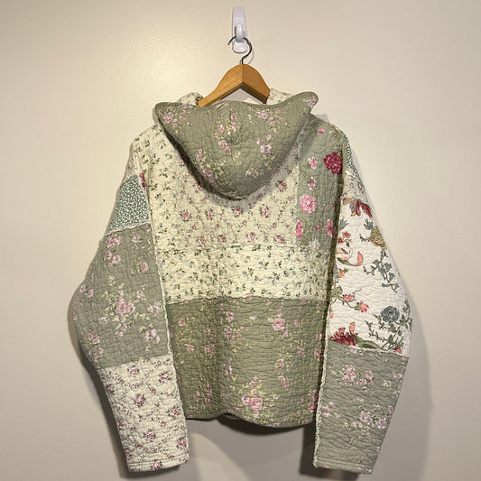NEW Quilt Hoodie -L/XL