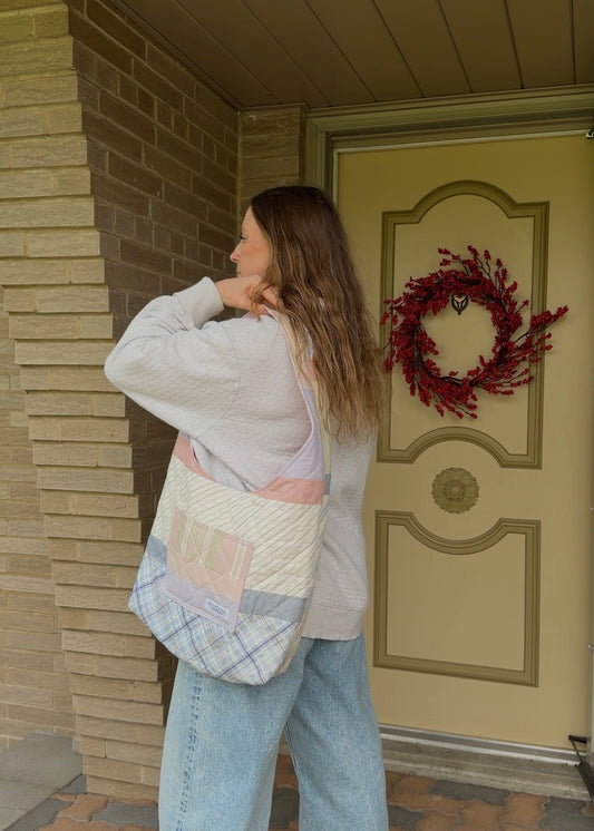 large quilted hobo bag