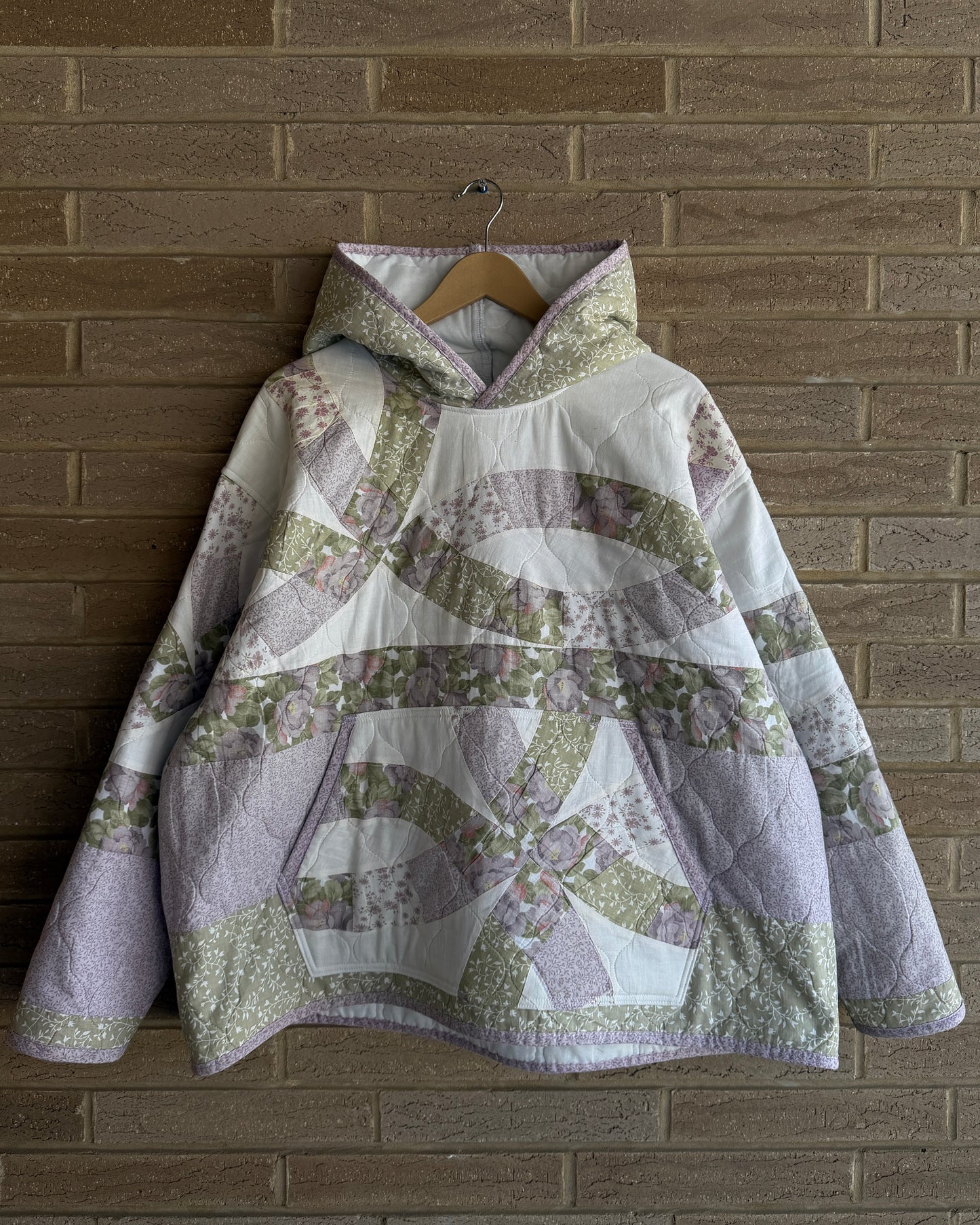 XXL - Purple Ring Quilt Hoodie