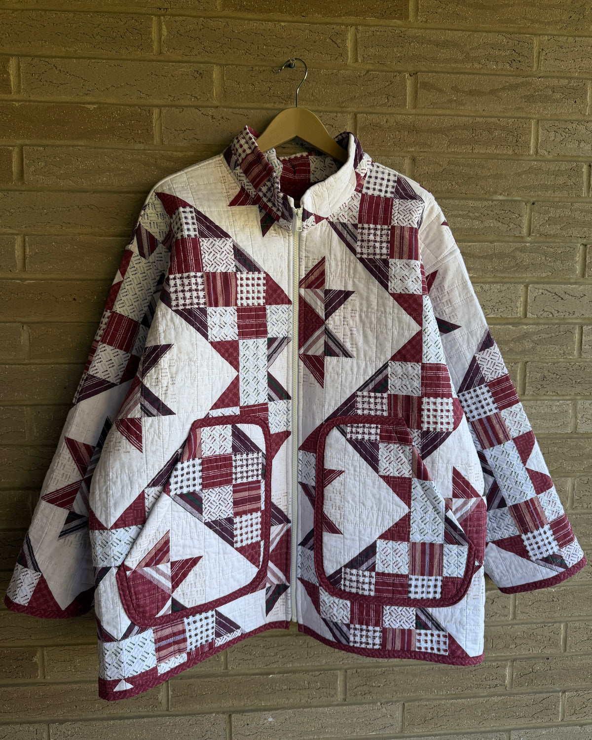 XL - star quilted jacket