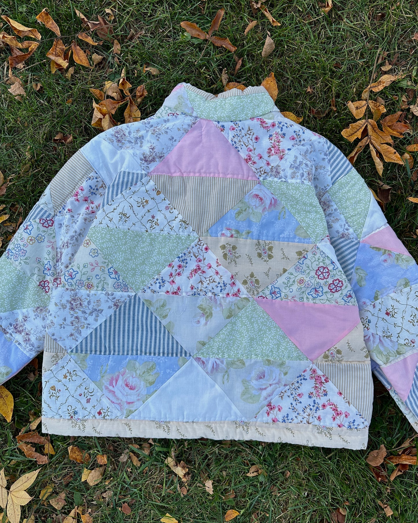 L - Pastel Quilted Jacket