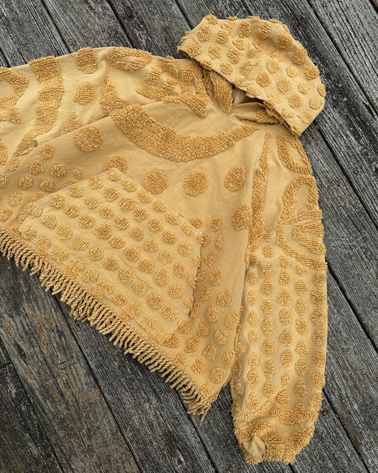 Yellow Chenille Hoodie - XL