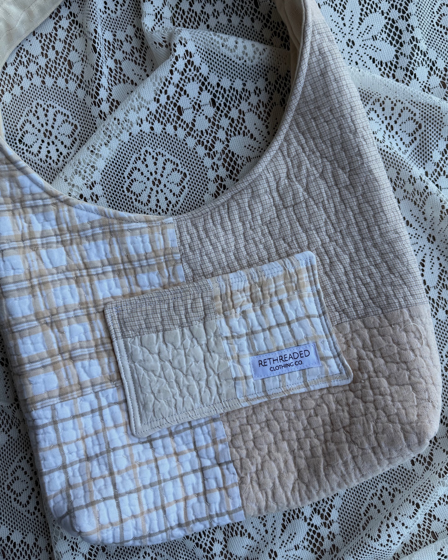 S - neutral hobo bag