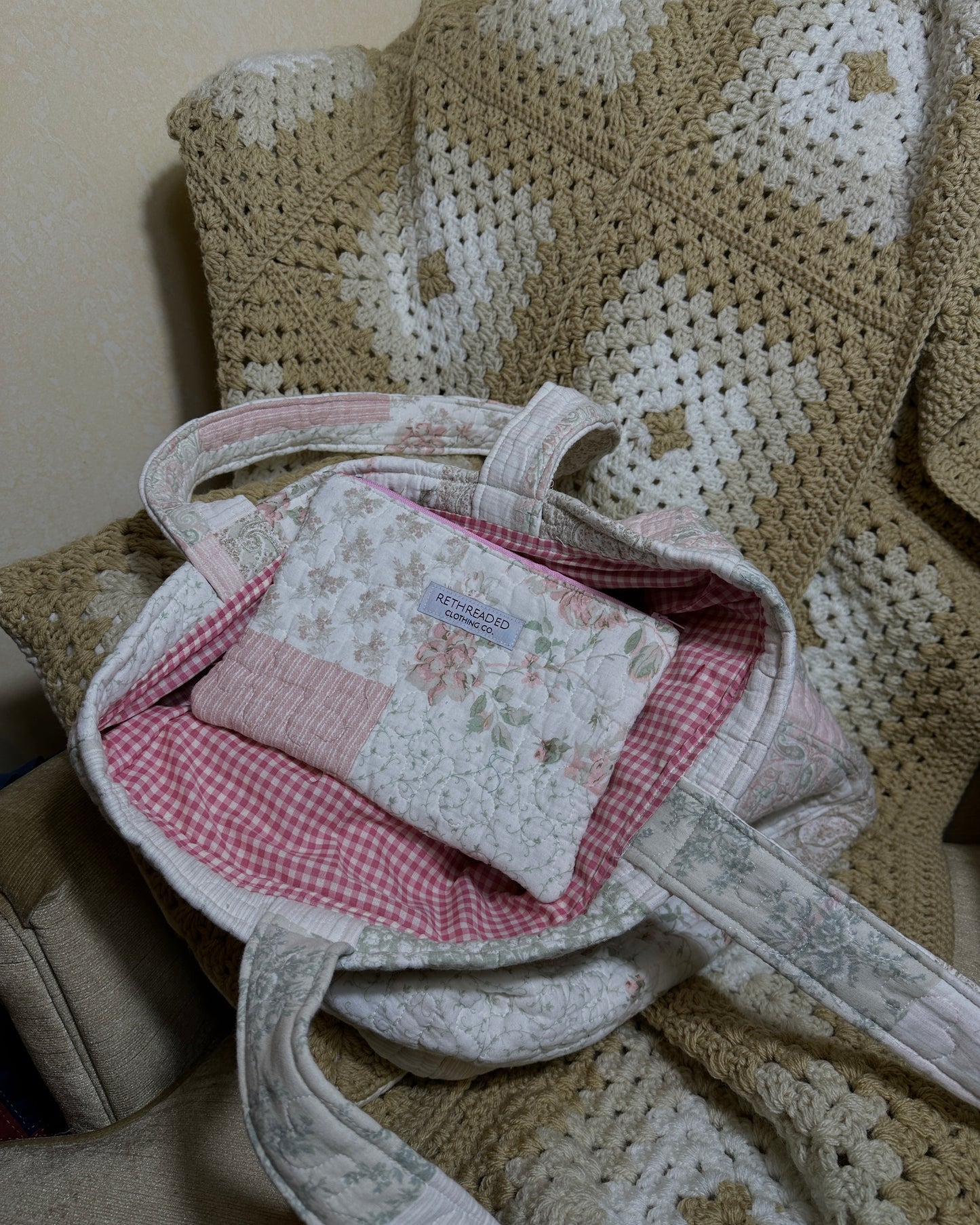 Tote bag & zipper pouch