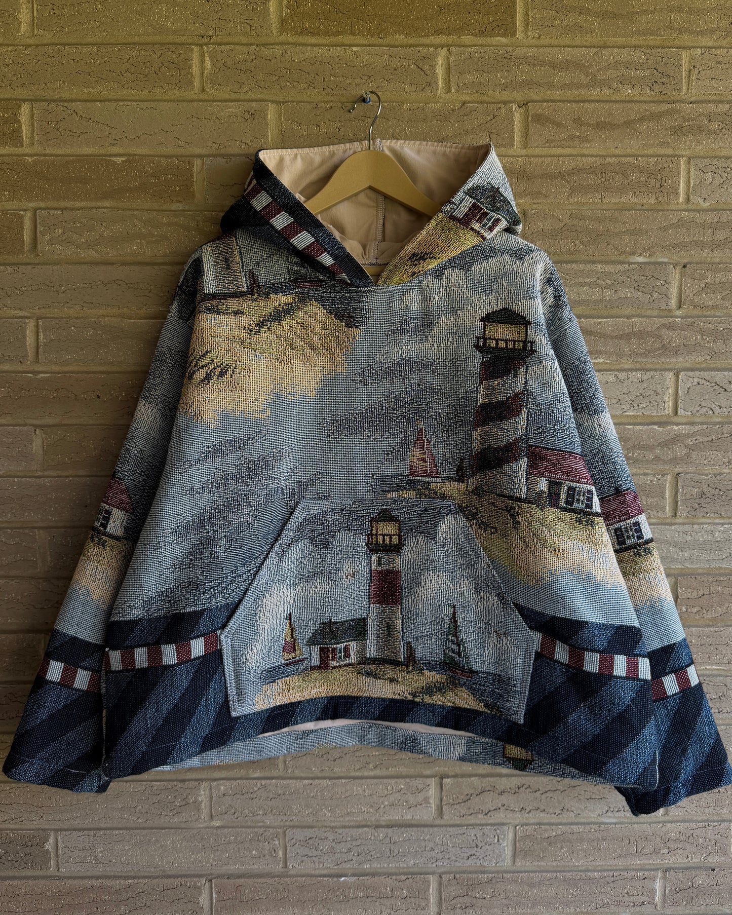 XL - Woven Lighthouse Hoodie