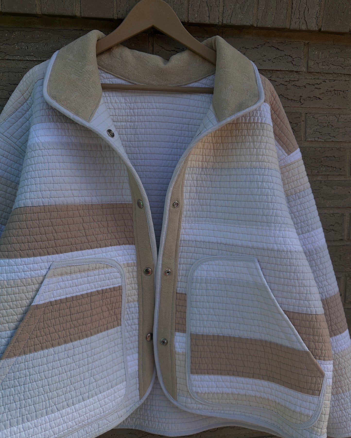 L - Neutrals Quilted Jacket