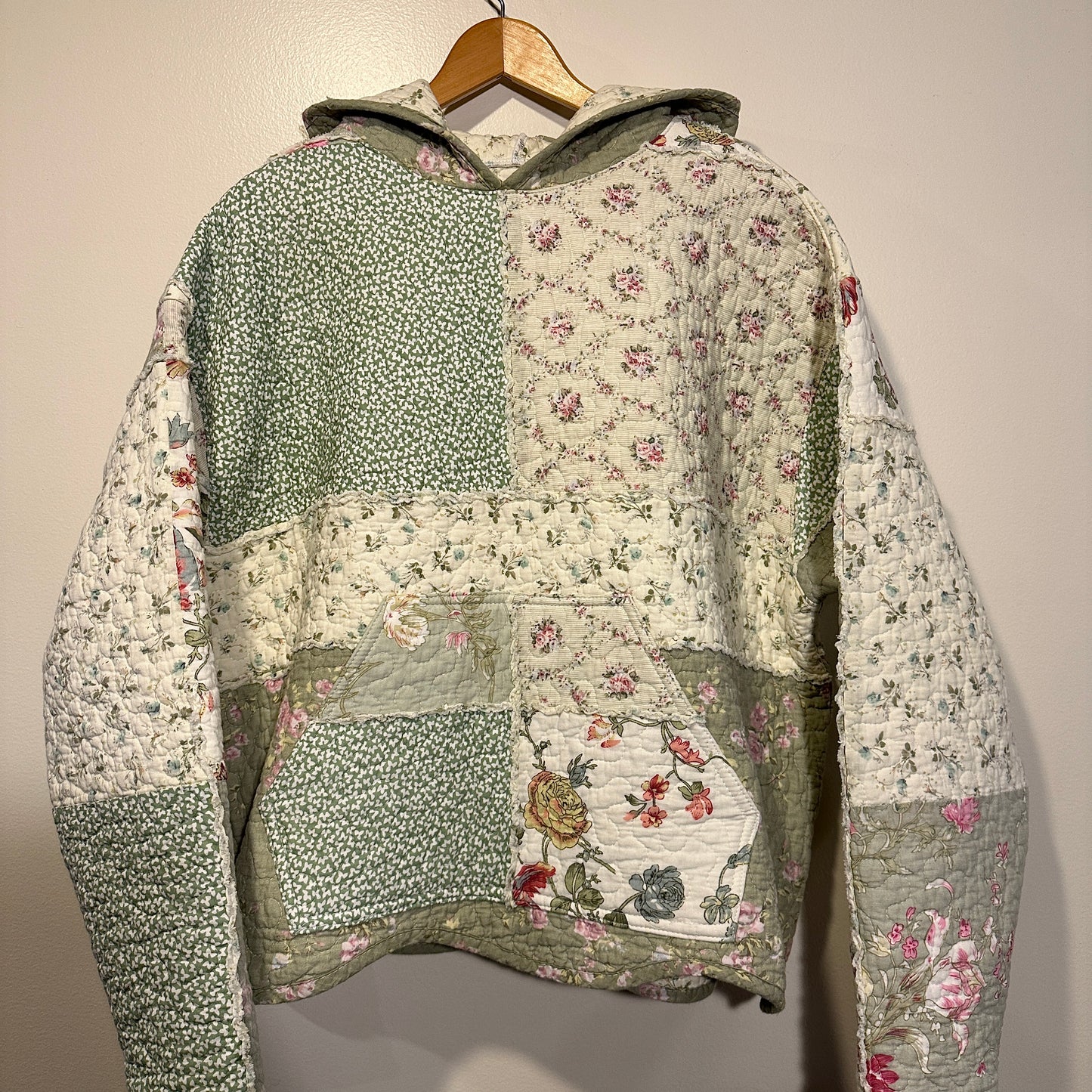 NEW Quilt Hoodie -L/XL
