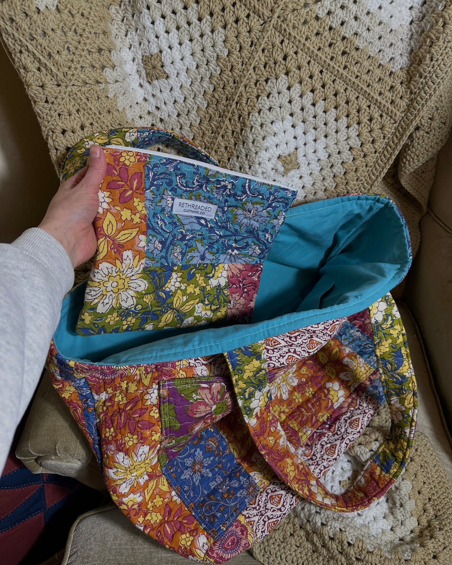 Tote bag & zipper pouch