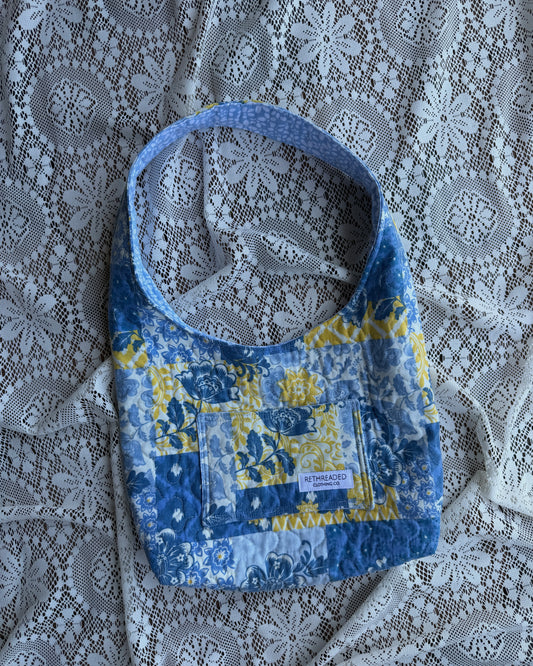 S - blue hobo bag