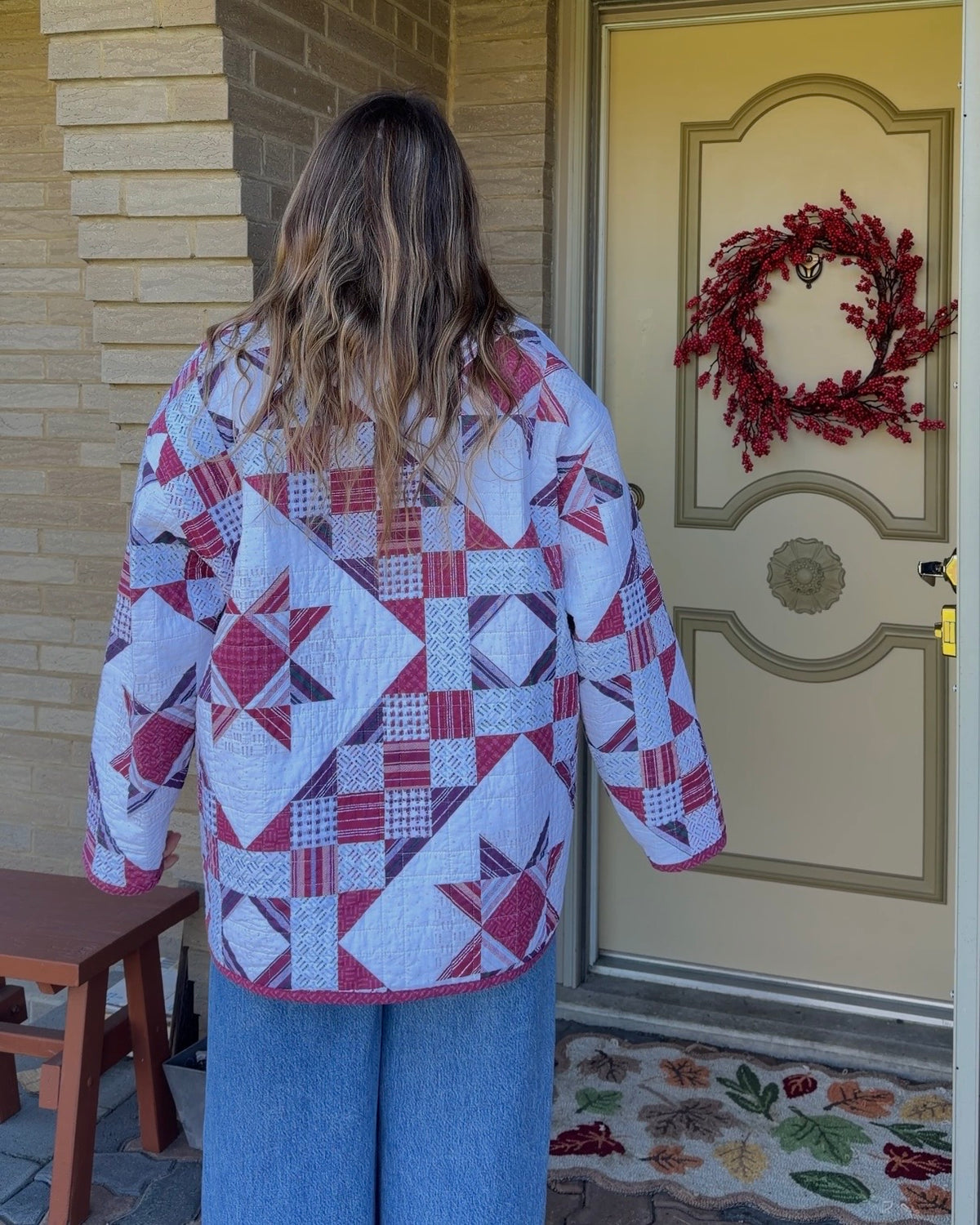XL - star quilted jacket