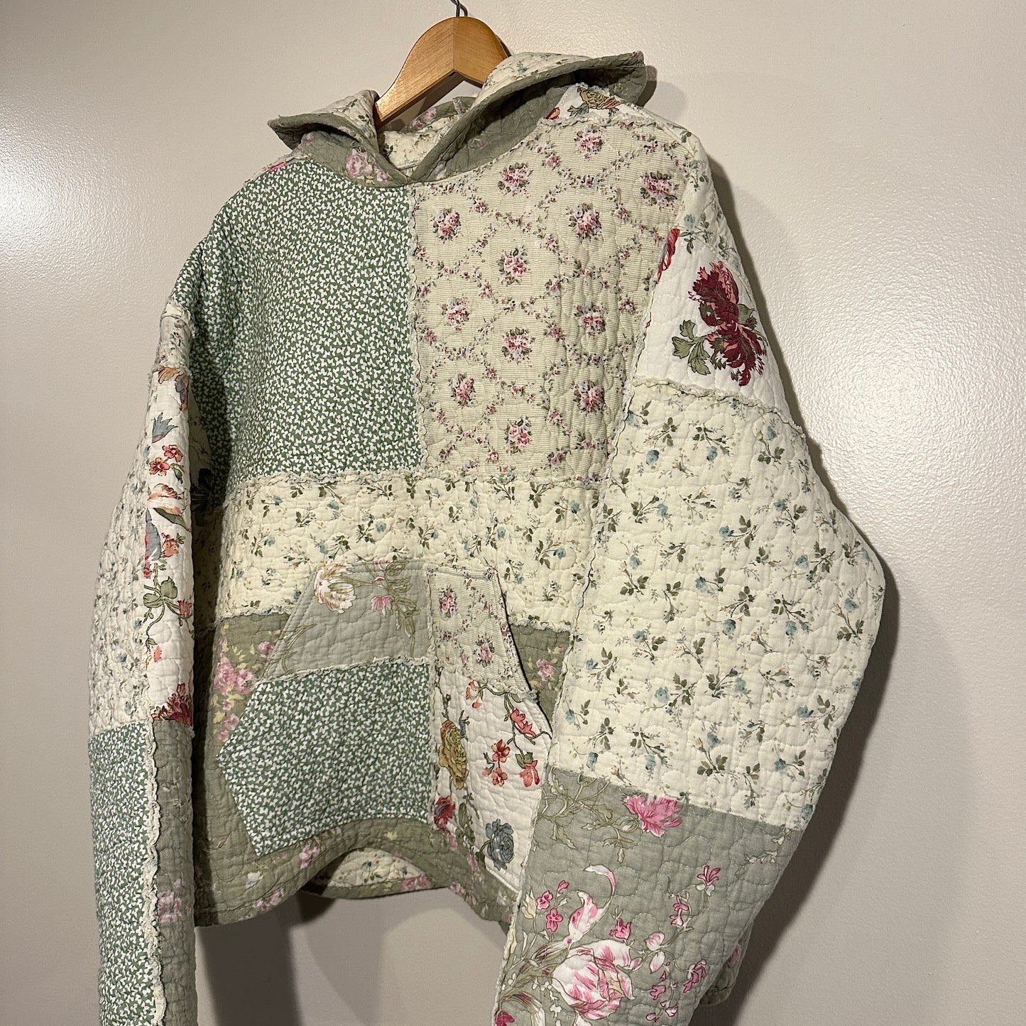 NEW Quilt Hoodie -L/XL