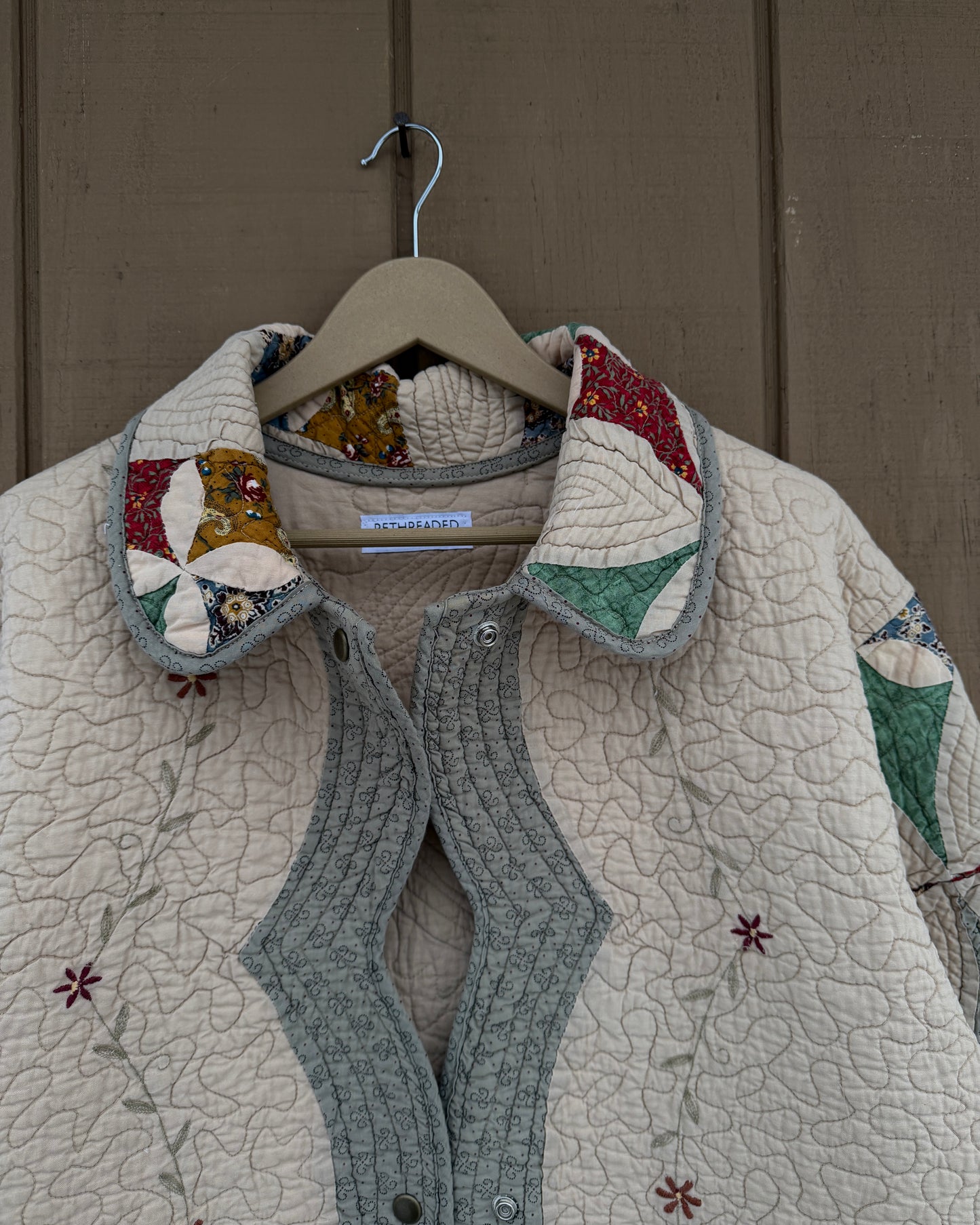 Long Scalloped Jacket - L