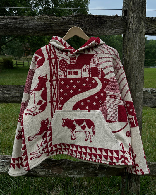 Cow Hoodie - L
