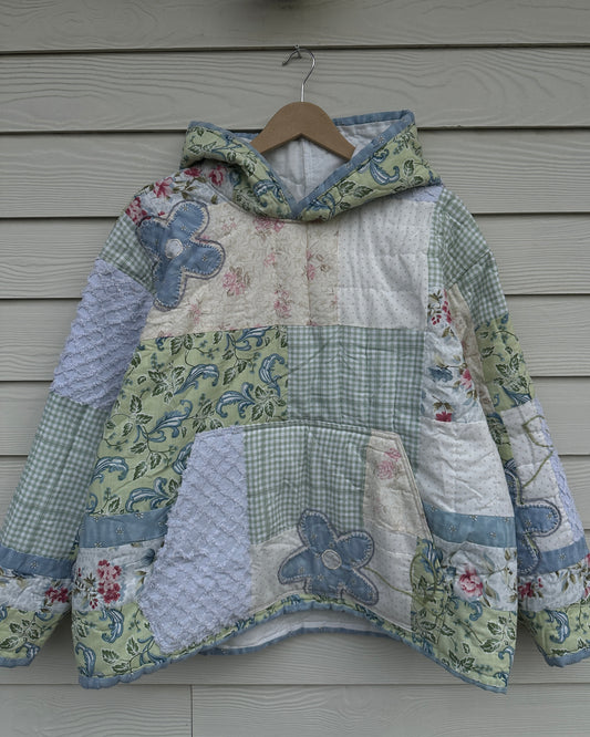 Quilted Hoodie - L