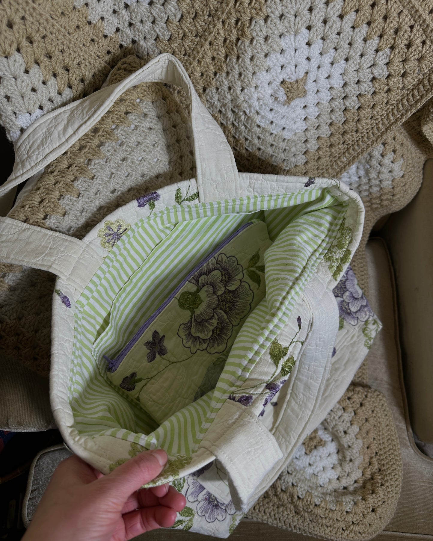 Tote bag & zipper pouch