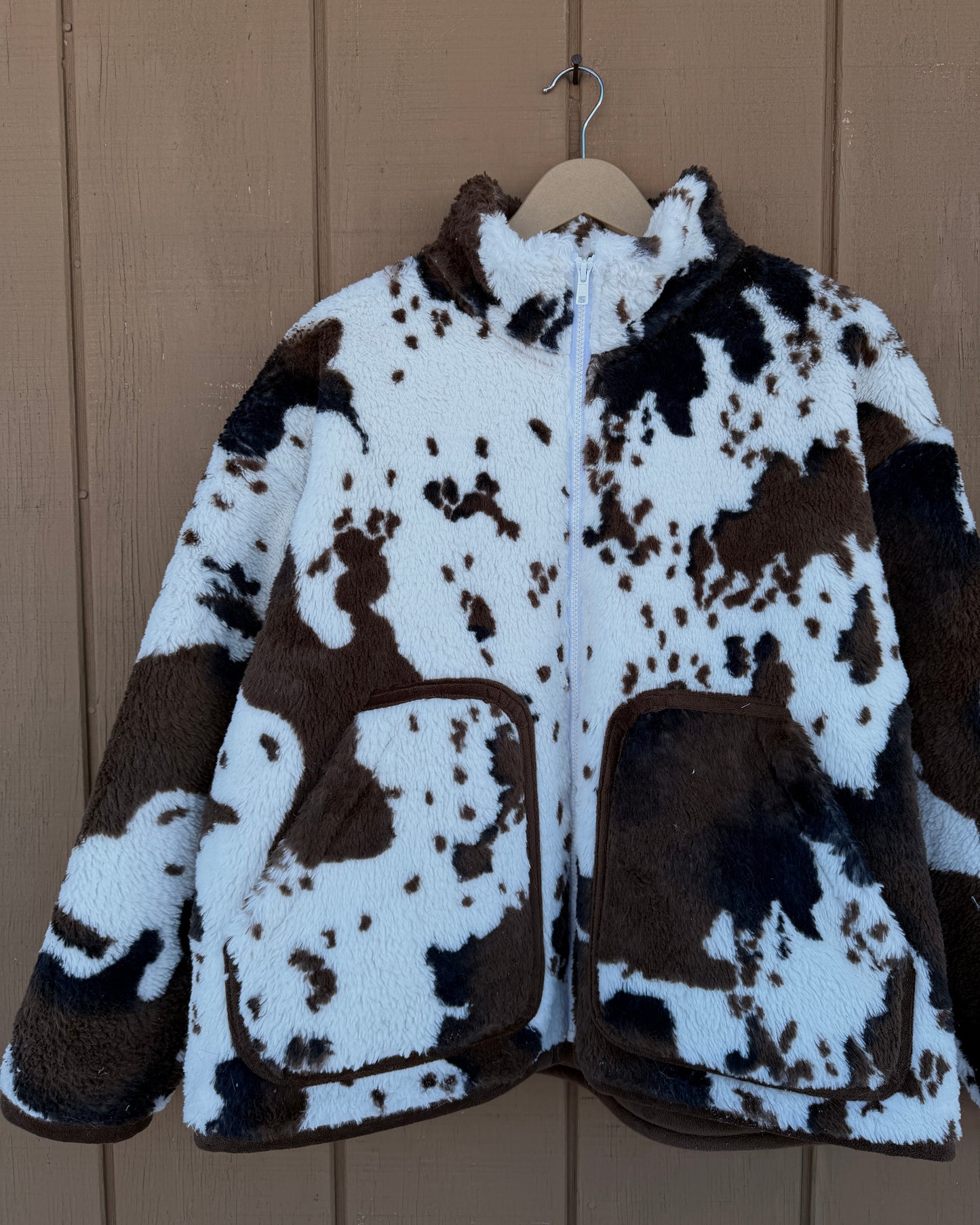 Cow Print Jacket - L