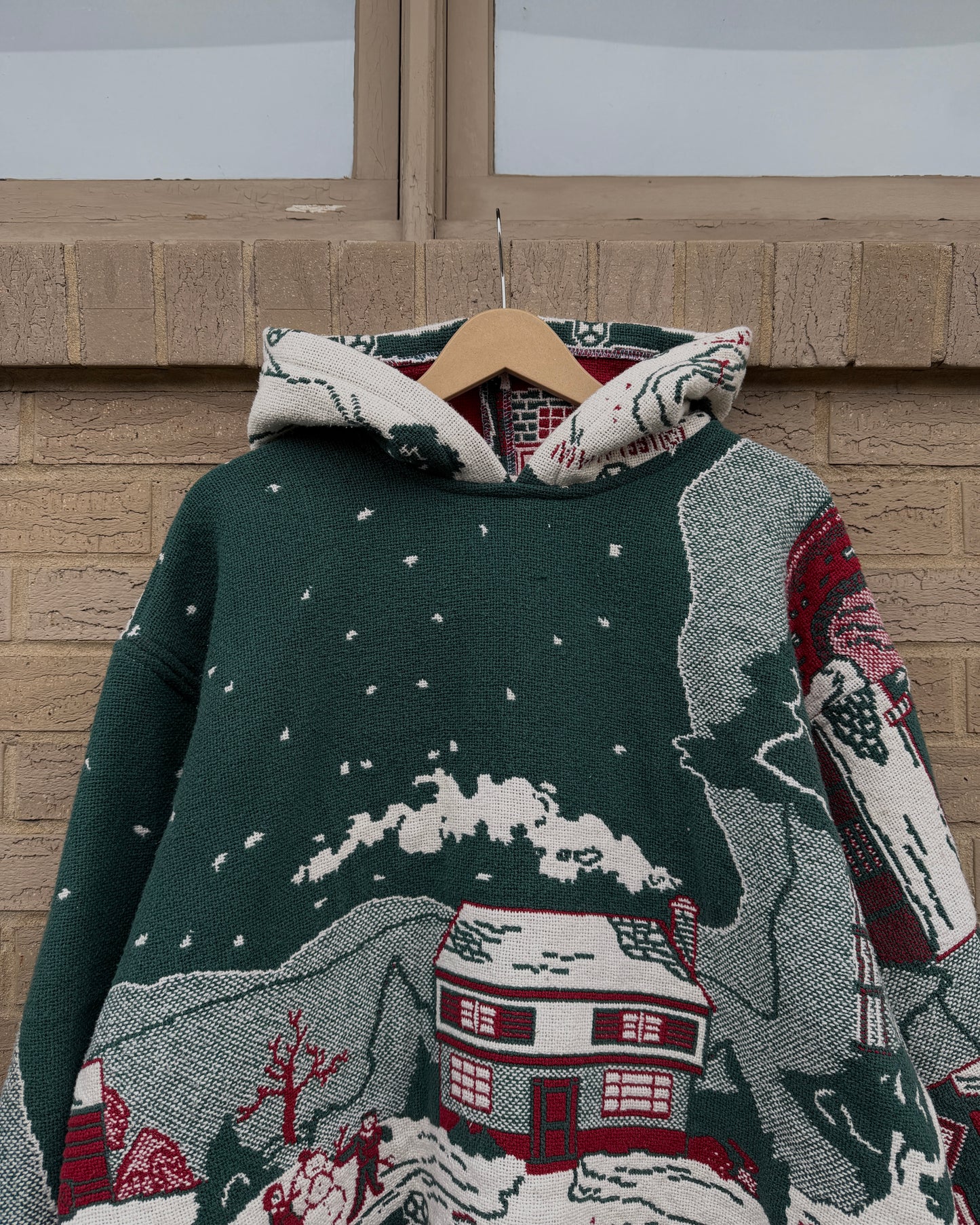 Green Christmas Hoodie - XL