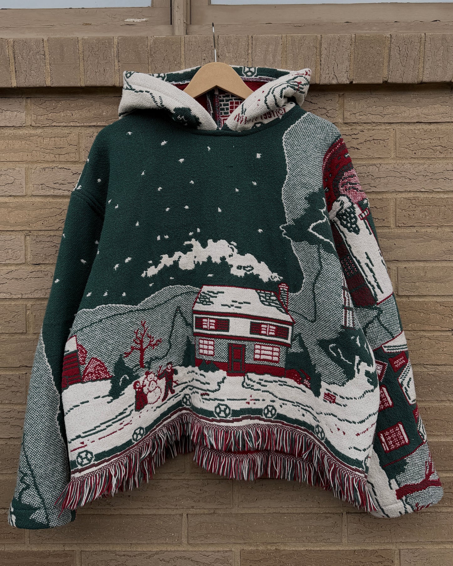 Green Christmas Hoodie - XL