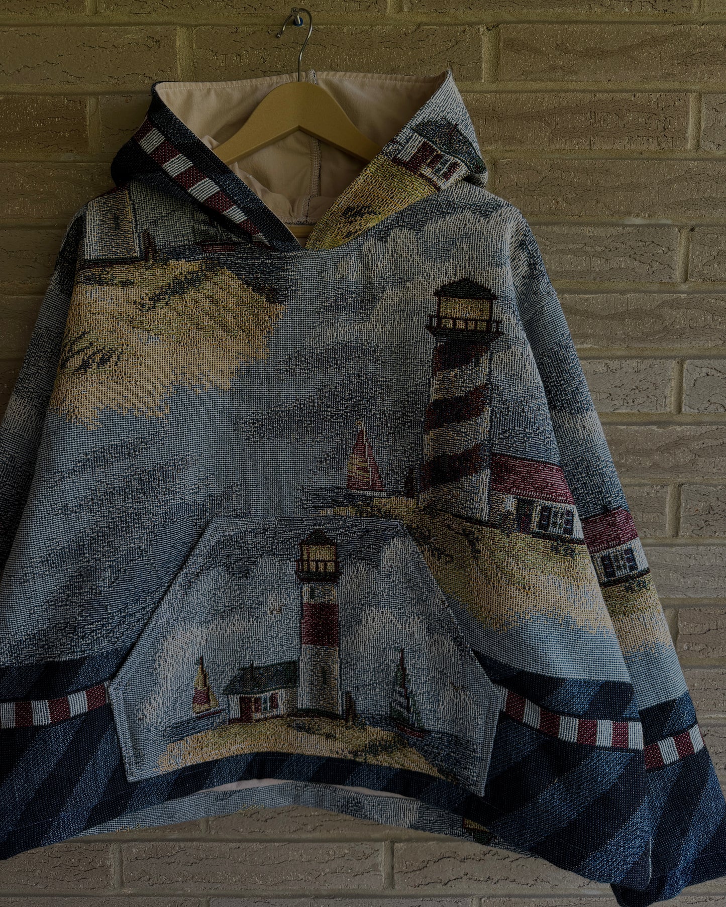 XL - Woven Lighthouse Hoodie
