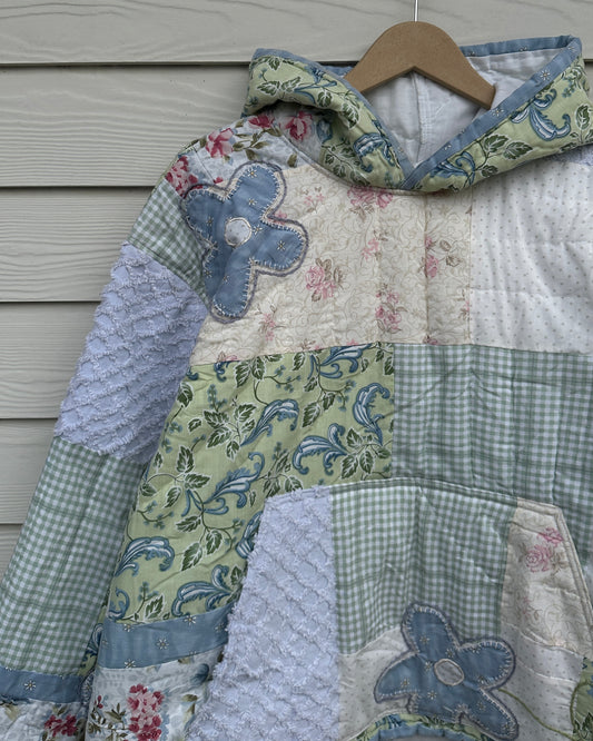 Quilted Hoodie - L