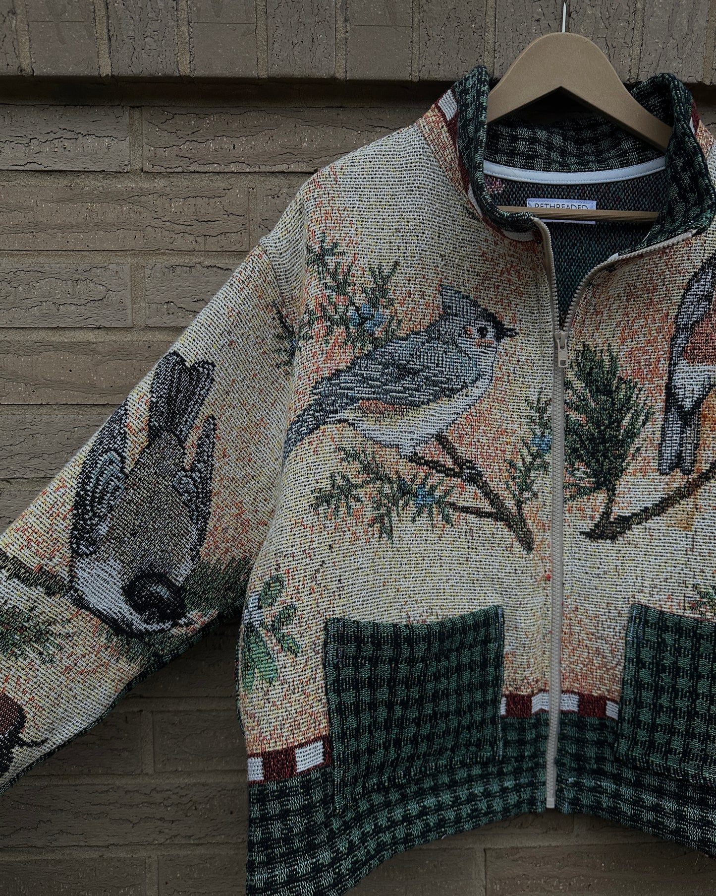 M - Birds Woven Jacket