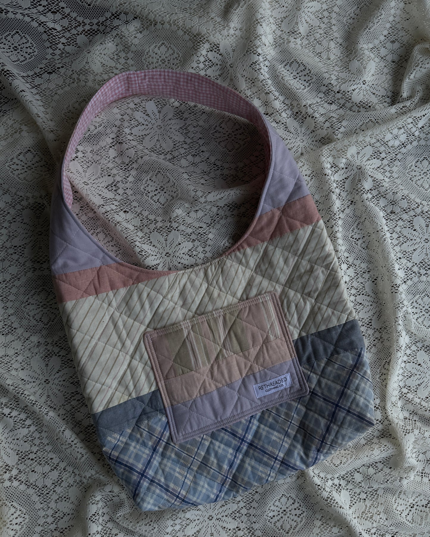 large quilted hobo bag