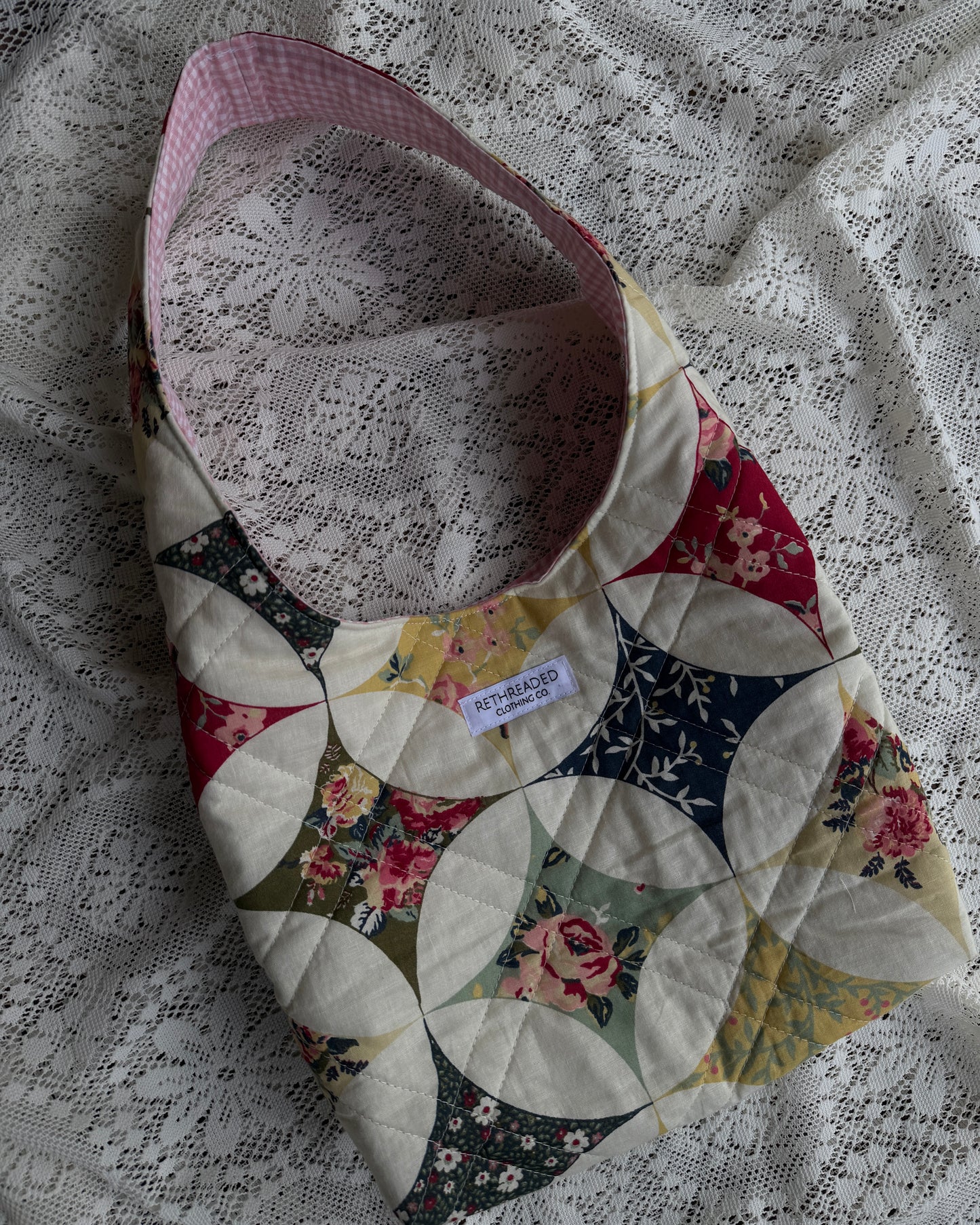 diamond quilted hobo bag