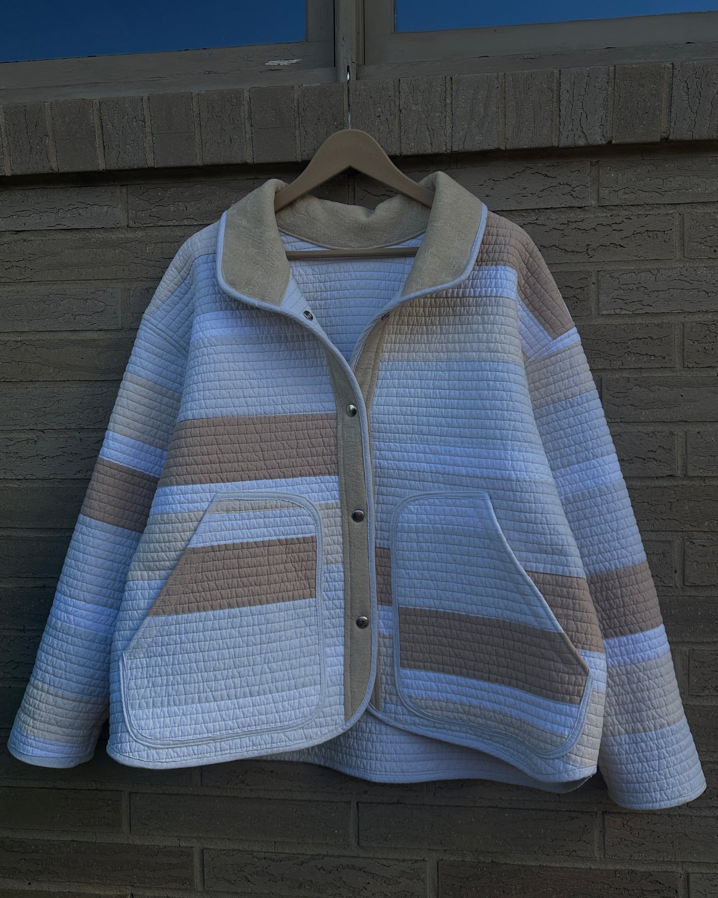 L - Neutrals Quilted Jacket