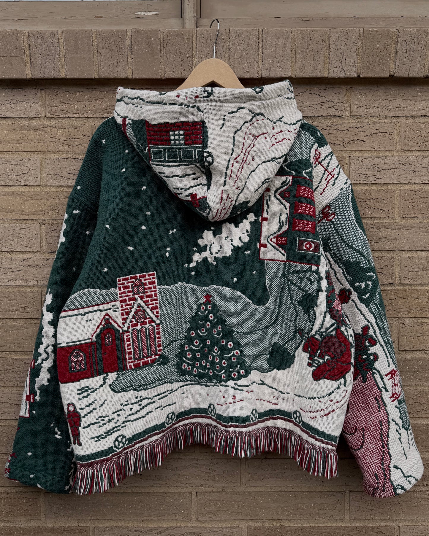 Green Christmas Hoodie - XL