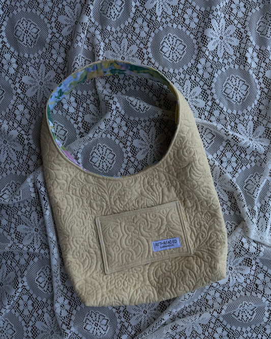 S - yellow hobo bag