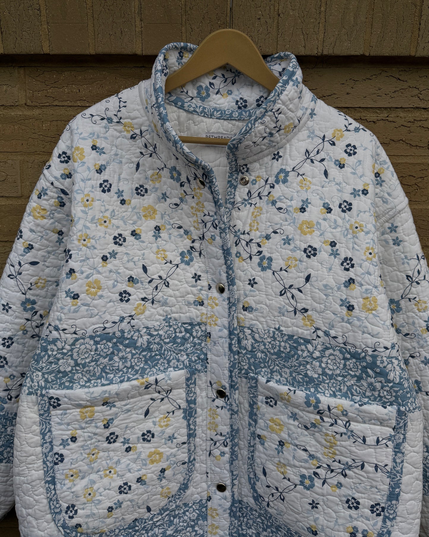 L - Floral Quilted Jacket