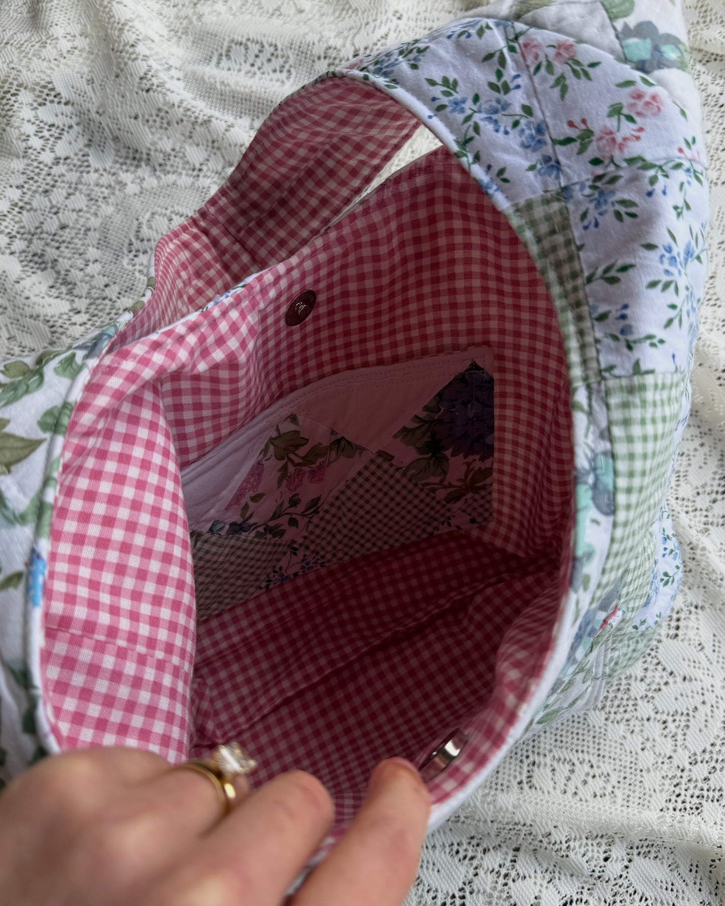 quilted hobo bag