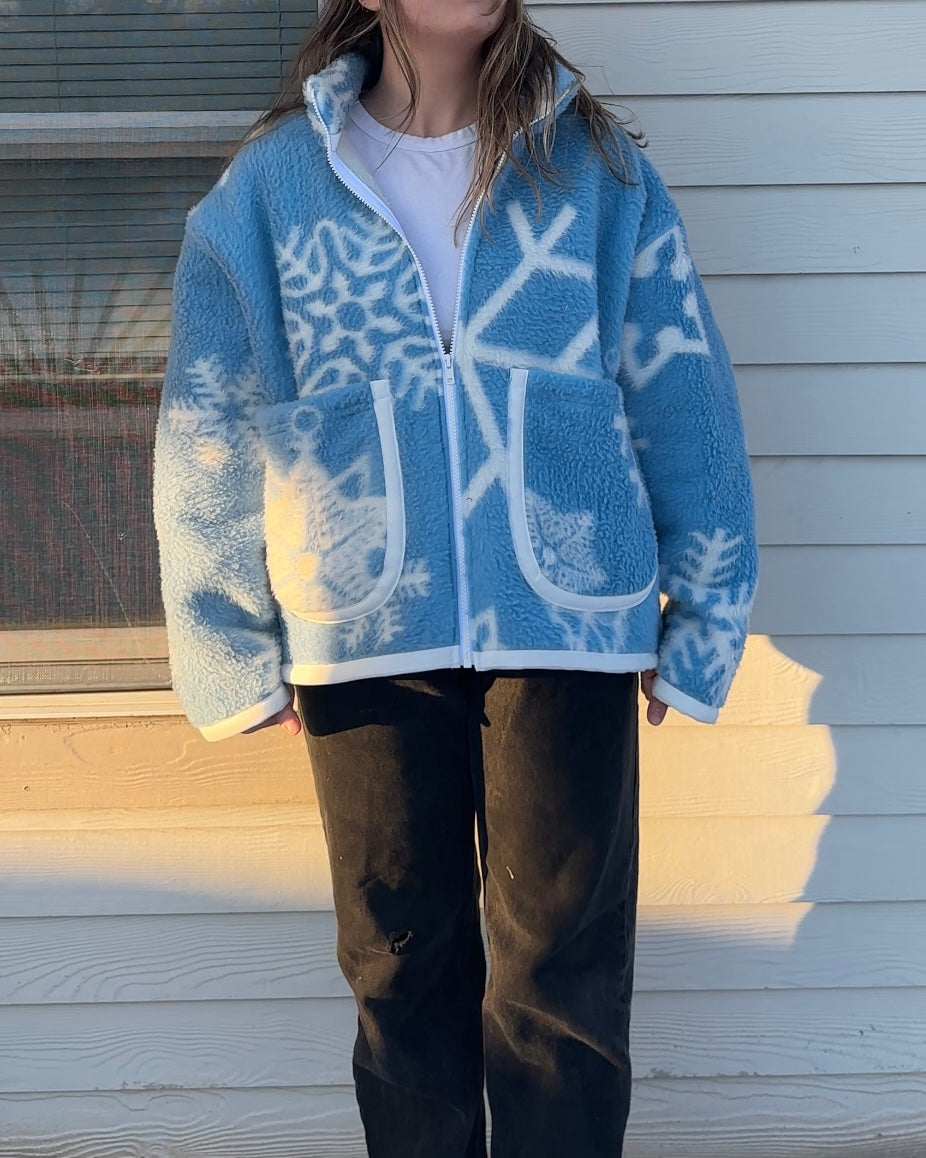 snowflake jacket - L