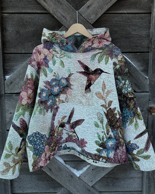 hummingbird hoodie - M