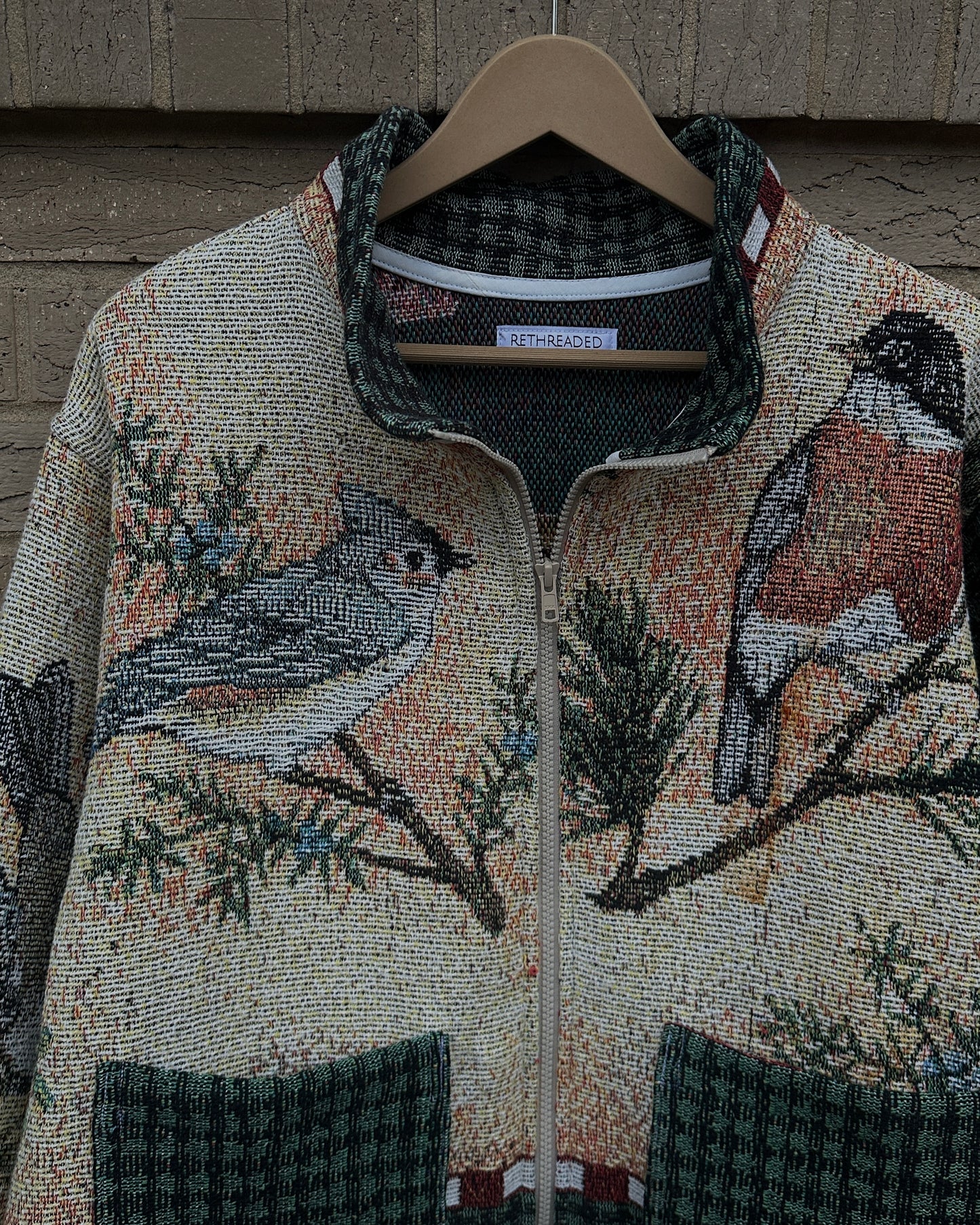 M - Birds Woven Jacket