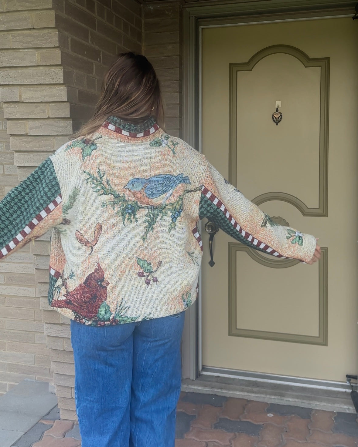 M - Birds Woven Jacket