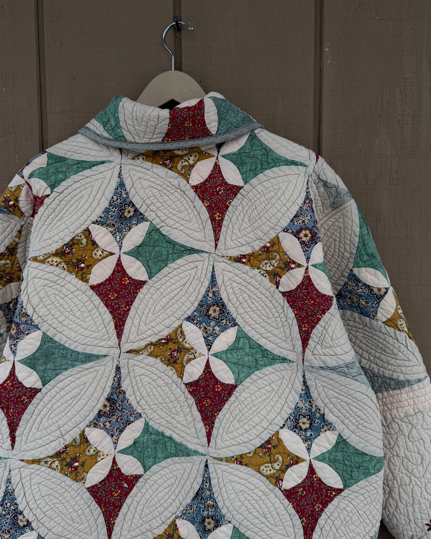 Long Scalloped Jacket - L