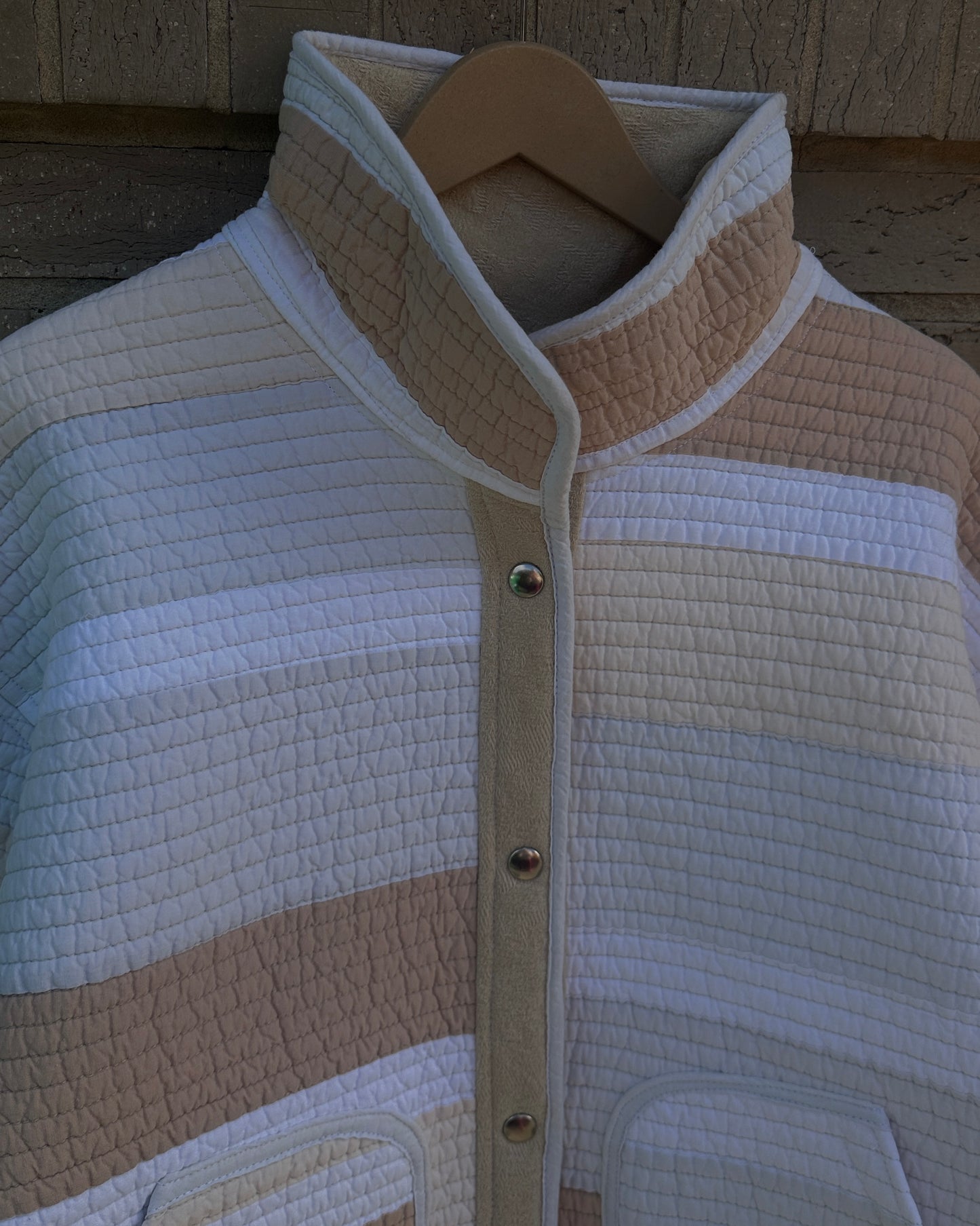 L - Neutrals Quilted Jacket