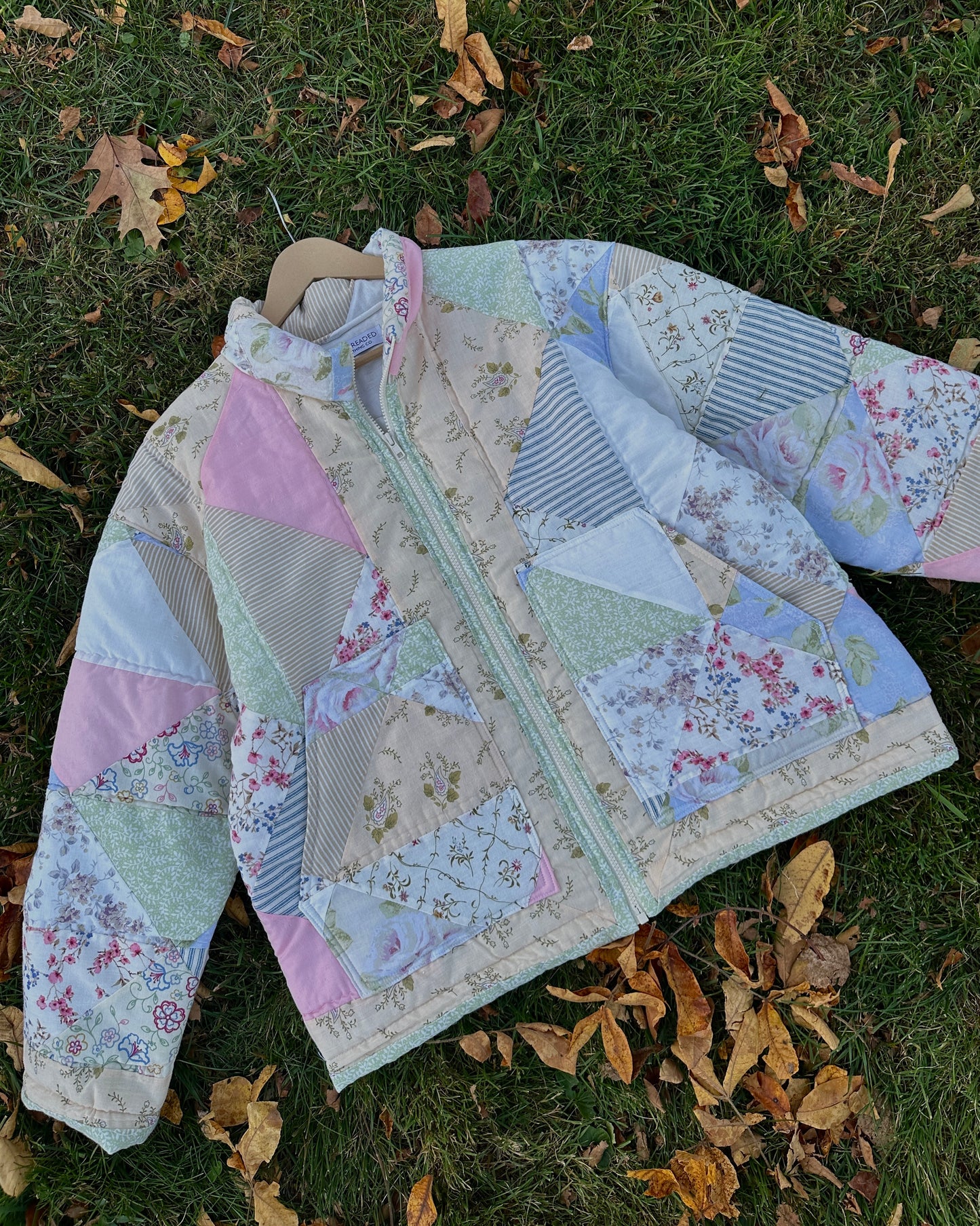 L - Pastel Quilted Jacket