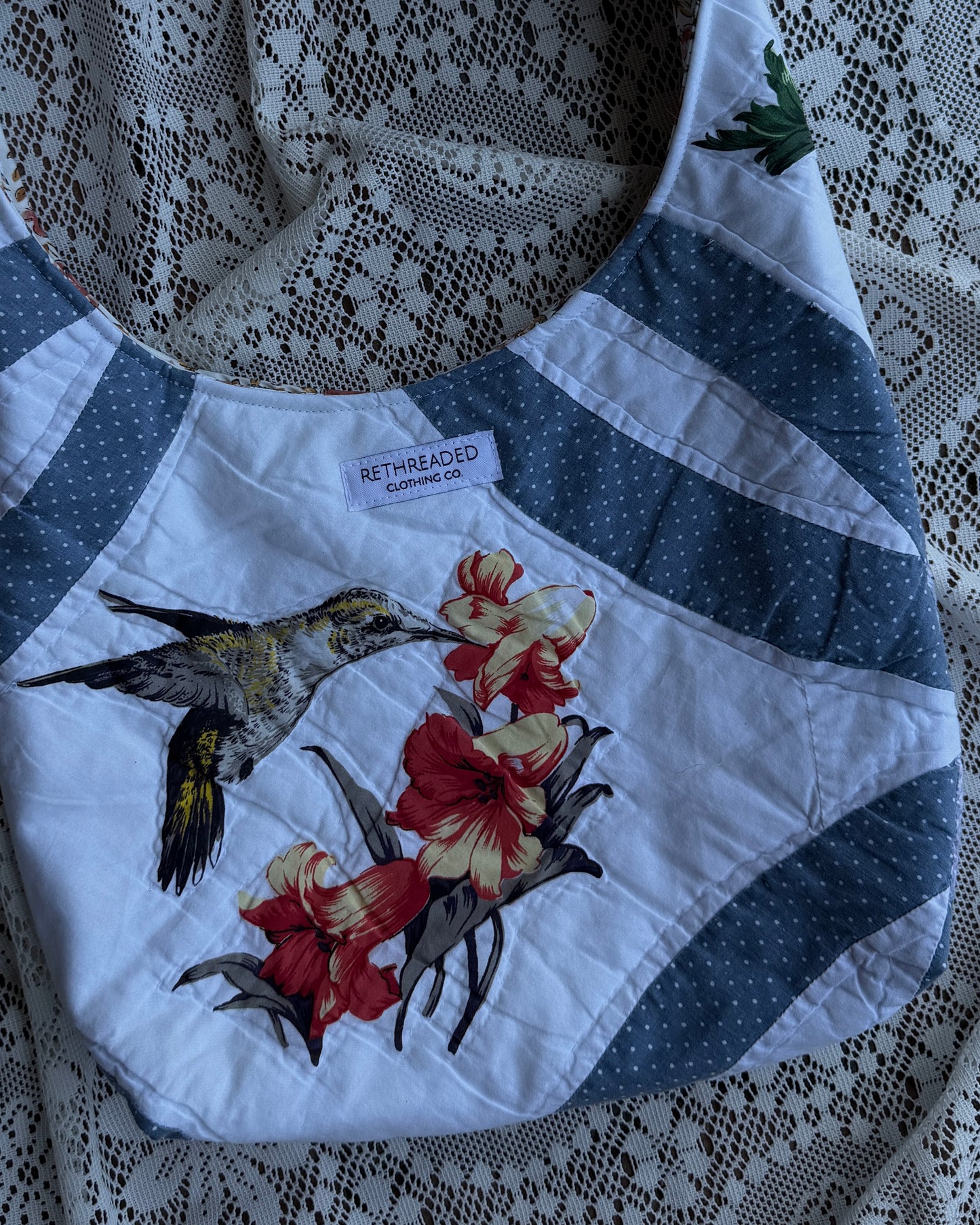 S - hummingbird hobo bag