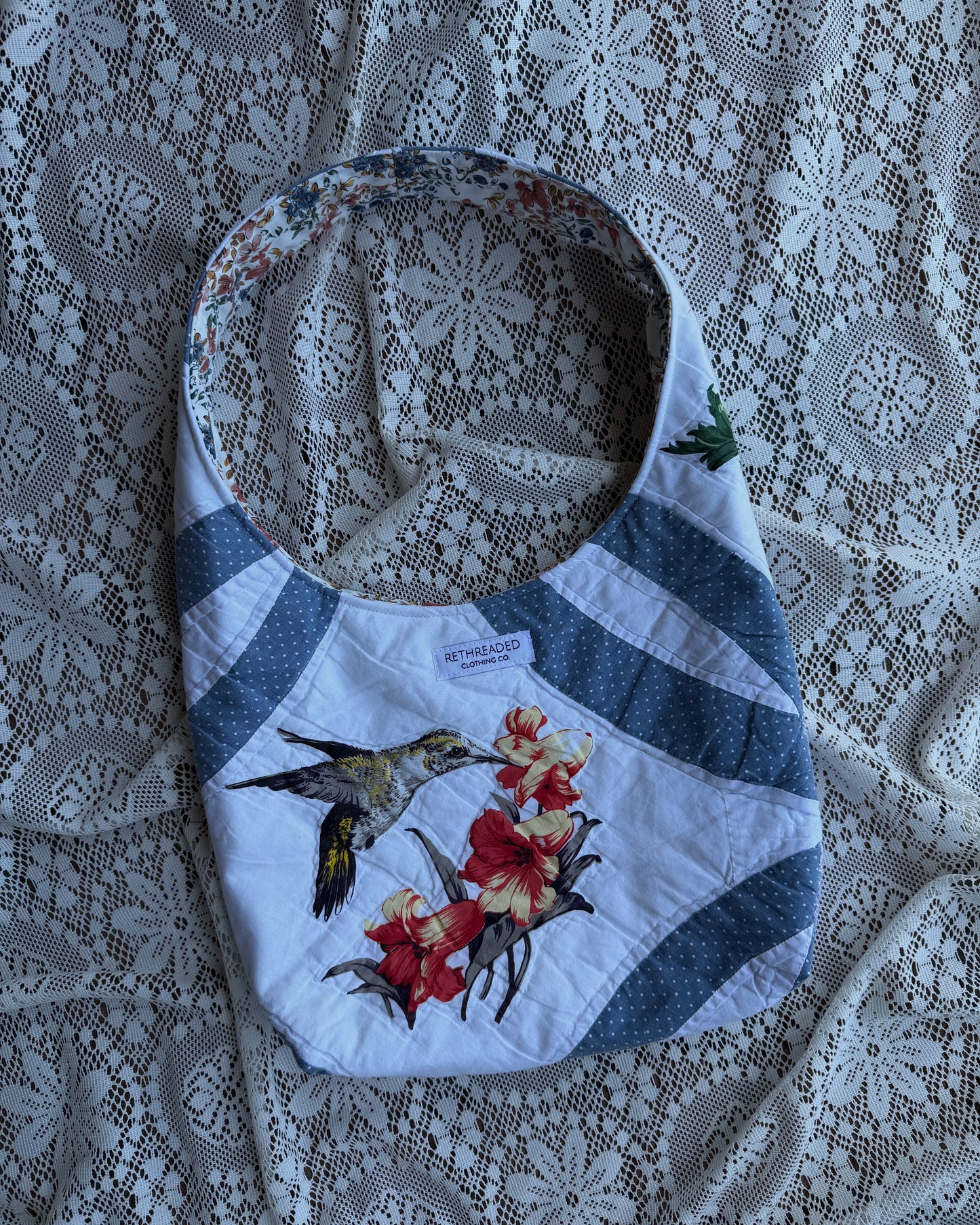 S - hummingbird hobo bag