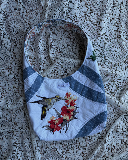 S - hummingbird hobo bag