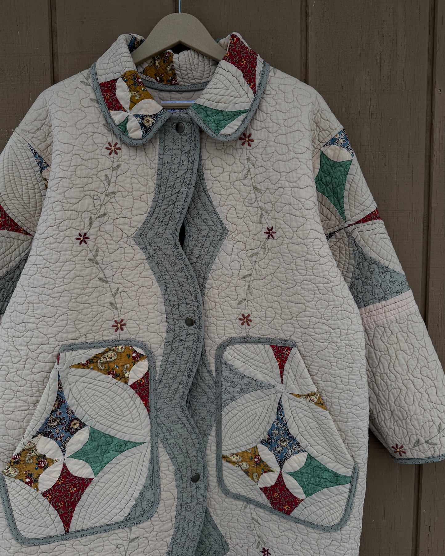 Long Scalloped Jacket - L